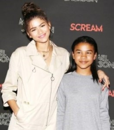 Kaylee with Zendaya.